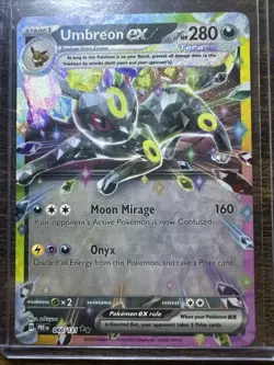 Umbreon EX 60/131 Double Rare Holo, Prismatic Evolutions, Pokemon TCG, NM - Image 1