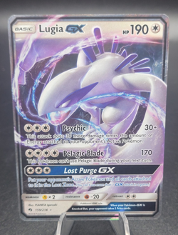 Lugia GX - 159/214 (Lost Thunder) - Near Mint NM - Ultra Rare Pokemon Card - Image 1