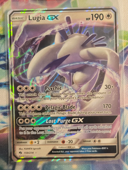 Lugia GX - 159/214 (Lost Thunder) - Near Mint NM - Ultra Rare Pokemon Card - Image 3