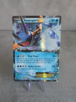 Pokemon Swampert EX XY55 Promo Black Star Holo Card 2015 - Image 1