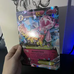 Pokemon Mega Diancie EX XY44 Jumbo Black Star Promo Card 2015 Oversized - NM - Image 2