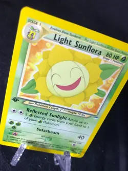 Light Sunflora 72/105 Neo Destiny 1st EDITION Pokemon TCG WotC NM Never Played! - Image 2