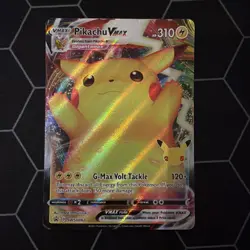 Pokemon Card Pikachu VMAX Holo Promo SWSH062 ref#188 - Image 1