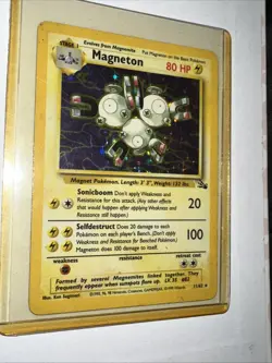 Pokemon TCG - Magneton (11) Unlimited Holo Holo Rare Fossil 11/62 LP - Image 3