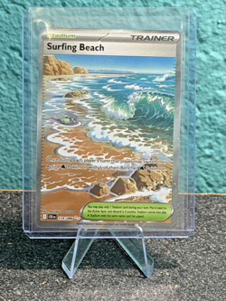 Pokemon TCG Surfing Beach 114/086 Ultra Rare Holo Chaos Rising NM - Image 1