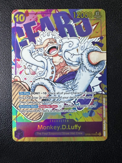 One Piece OP05 Monkey D Luffy SEC Alt Art OP05-119 Awakening Of The New Era - Image 1