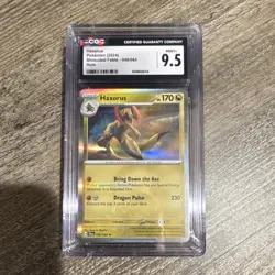 CGC 9.5 Haxorus 046/064 Sv Shrouded Fable Holo Rare English Pokemon Card - Image 1