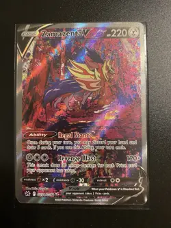 Pokemon TCG Zamazenta v Crown Zenith Galarian Gallery Ultra Rare Card GG54/GG70 - Image 1