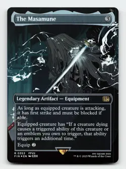 The Masamune (Borderless) FOIL FINAL FANTASY Magic The Gathering Card - Image 1