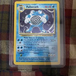 Poliwrath Base Set 2 Holo Unlimited Rare Pokemon TCG Card 15/130 - Image 1