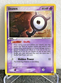 Unown Y Holo Rare Y/28 EX Unseen Forces Unlimited 2005 Unown Subset Pokemon NM - Image 1