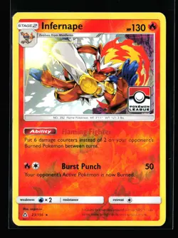 Infernape - 23/156 (Pokemon League) Reverse Holo Promo 023/156 HP - Image 1