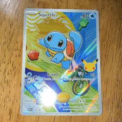 Nintendo Pokemon TCG Squirtle 039 Promo Holo ME Mega Evolution English 80HP - Image 1