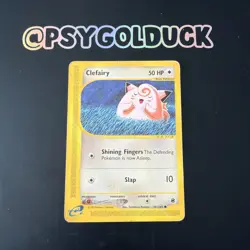 Clefairy 101/165 Expedition Set Ungraded DMG Pokemon TCG B39 - Image 1