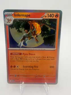 Infernape 033/167 Rare Twilight Masquerade Pokemon Holo Near Mint - Image 1