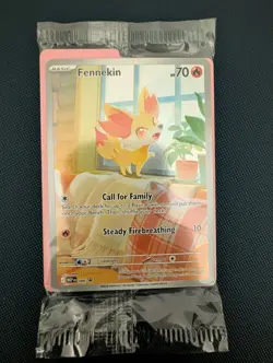 Pokemon Fennekin 080 Chaos Rising Promo Illustration Rare SEALED NM - Image 1