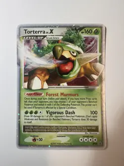 Torterra LV.X DP09 Diamond and Pearl Black Star Promo Holo Pokemon LP - MP - Image 1