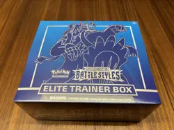 Battle Styles Pokemon Elite Trainer Box ETB Rapid Strike [Blue] 820650808357 - Image 1