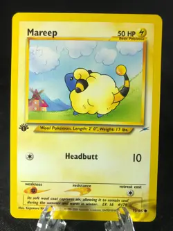Mareep 75/105 Neo Destiny 1st EDITION Pokemon TCG WotC NM Never Played! - Image 1