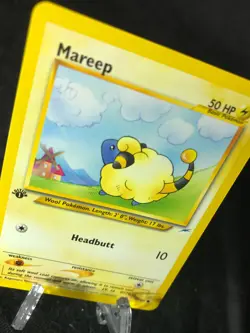 Mareep 75/105 Neo Destiny 1st EDITION Pokemon TCG WotC NM Never Played! - Image 2