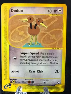 Doduo 073/147 Aquapolis Common Pokemon TCG NM Never Played - Image 3
