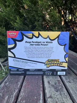 Pokemon TCG Mega Evolution Ascended Heroes Mega Feraligatr ex Box New & Sealed - Image 2