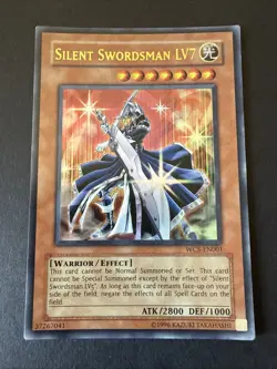 Yu-Gi-0h Silent Swordsman LV7 Ultra Rare WC5-EN001 Played - Image 1