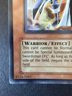 Yu-Gi-0h Silent Swordsman LV7 Ultra Rare WC5-EN001 Played - Image 3