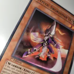 Yugioh Mystic Swordsman LV2 SOD-EN011 1st Edition Rare LP - Image 4