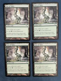 MTG 4X MIRRODIN TREE OF TALES NM MAGIC THE GATHERING ENGLISH LAND COMMON CARD - Image 2