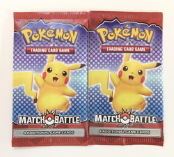 2 X 2022 Pokemon Match Battle McDonalds Promo Sealed Booster Packs - New Sealed - Image 1
