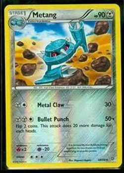 Metang 48/98 Uncommon Reverse Holo XY - Ancient Origins Pokemon Card - Image 1