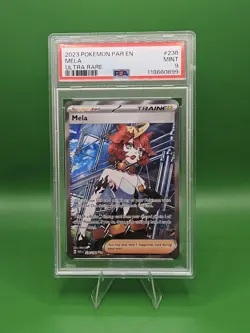 Pokemon 2023 SV Paradox Rift Mela Card #236/182 PSA 9 - Image 1