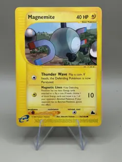 Pokemon Magnemite 76/144 Expedition Base Set E-Reader Common 2003 NM - Image 1