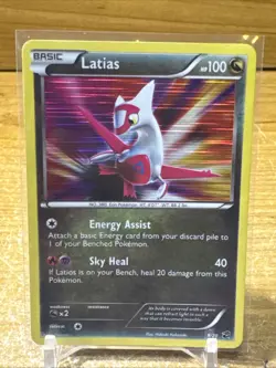 Latias 9/20 Black And White Dragon Vault Holo Pokemon TCG Card - DMG - Image 1