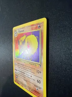 Pokemon TCG Flareon Holo Rare Card Legendary Collection 10/110 LP/MP - Image 3