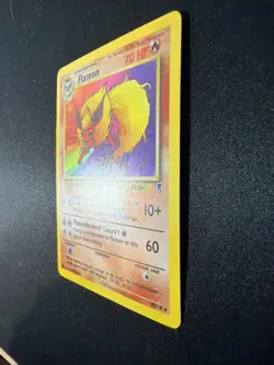 Pokemon TCG Flareon Holo Rare Card Legendary Collection 10/110 LP/MP - Image 4