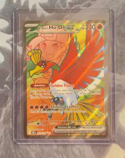 Ethan's Ho-Oh EX 209/182 S&V Destined Rivals Ultra Rare Full Art Pokemon TCG NM - Image 4
