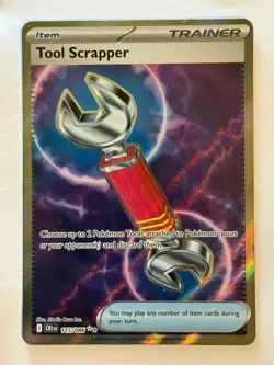 TOOL SCRAPPER 115/086 ULTRA RARE ME04: CHAOS RISING POKEMON NM/M - Image 1
