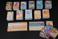 HUGE 1100 Ex/V Lot Bulk Pokemon Scarlet Violet Mega Evolution Double Rare - Image 1