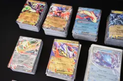 HUGE 1100 Ex/V Lot Bulk Pokemon Scarlet Violet Mega Evolution Double Rare - Image 2
