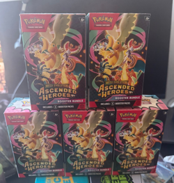 5x EMPTY Pokemon TCG Ascended Heroes Booster Bundles Boxes | EMPTY BOXES - Image 1