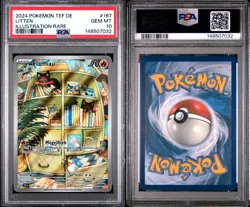 Litten IR 167/162 PSA 10 Gem Mint 2024 Pokemon Temporal Forces German - Image 1