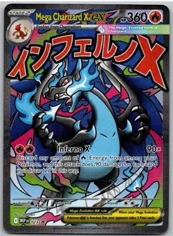 Mega Charizard X ex 023 Holo Promo ME: Mega Evolution Promo Pokemon NM - Image 1