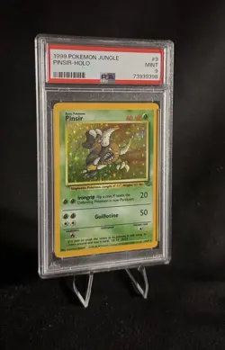 1999 Pokemon Jungle Pinsir Holo #9 PSA 9 Mint WOTC Vintage - Image 1