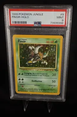 1999 Pokemon Jungle Pinsir Holo #9 PSA 9 Mint WOTC Vintage - Image 2