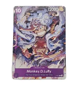 Monkey.D.Luffy P-041 One Piece Starter Deck 18: PURPLE Promo TGC NM - Image 1