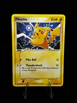 Pokemon TCG EX Emerald Pikachu Card 60/106 Non-Holo Regular Common 2005 LP - Image 1