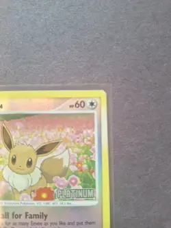 Pokemon Eevee Basic Majestic Dawn 60 HP Reverse Holo Common 62/100 Lunge Card - Image 4