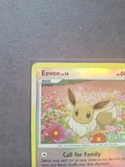 Pokemon Eevee Basic Majestic Dawn 60 HP Reverse Holo Common 62/100 Lunge Card - Image 5